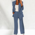 Perla | Traje de Chaqueta y Pantalón Ancho