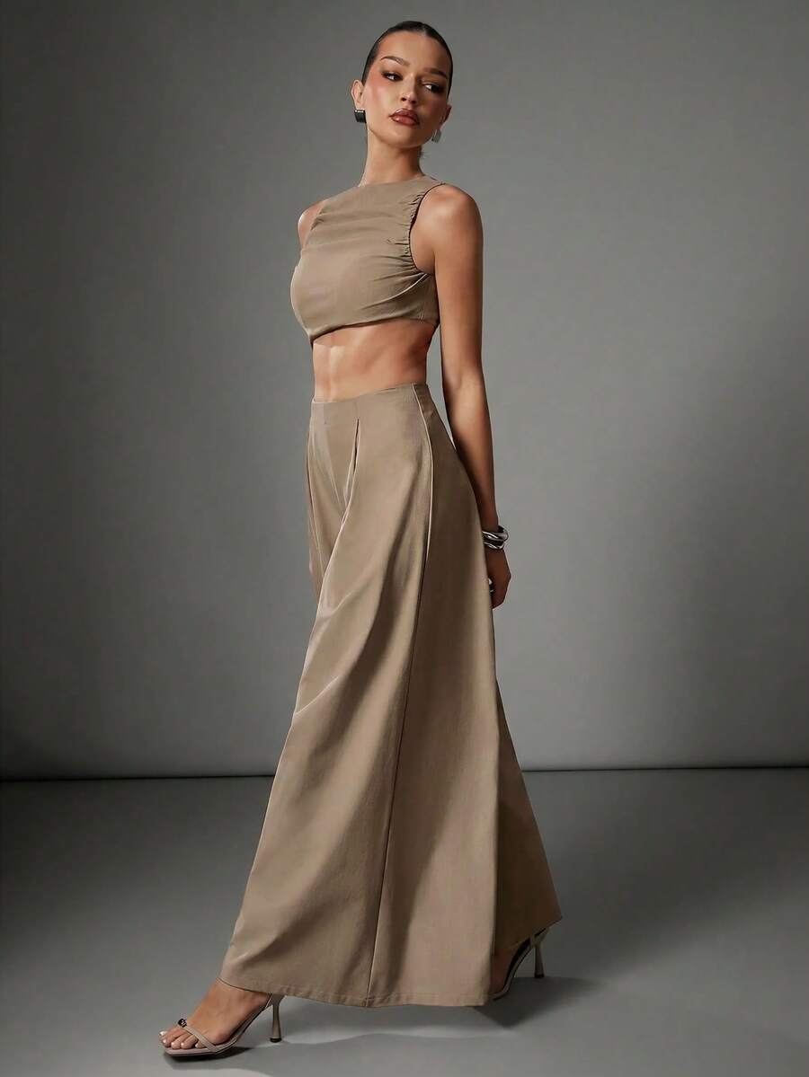 MONO ALMA | ELEGANCIA MODERNA DE PIERNA ANCHA