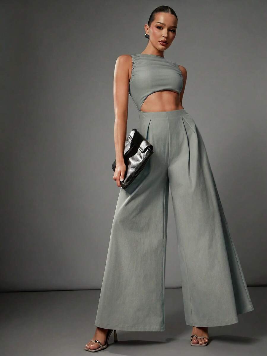 MONO ALMA | ELEGANCIA MODERNA DE PIERNA ANCHA