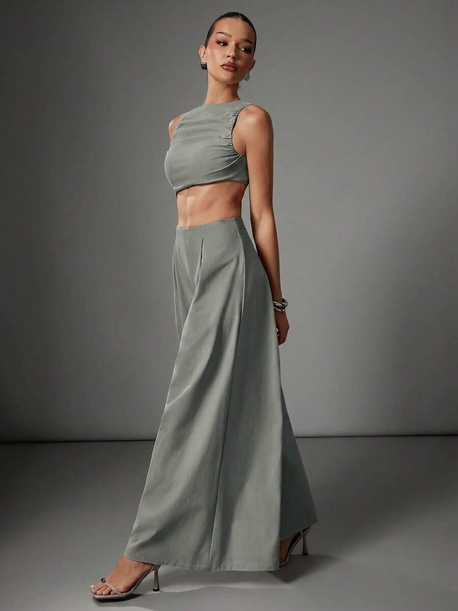 MONO ALMA | ELEGANCIA MODERNA DE PIERNA ANCHA