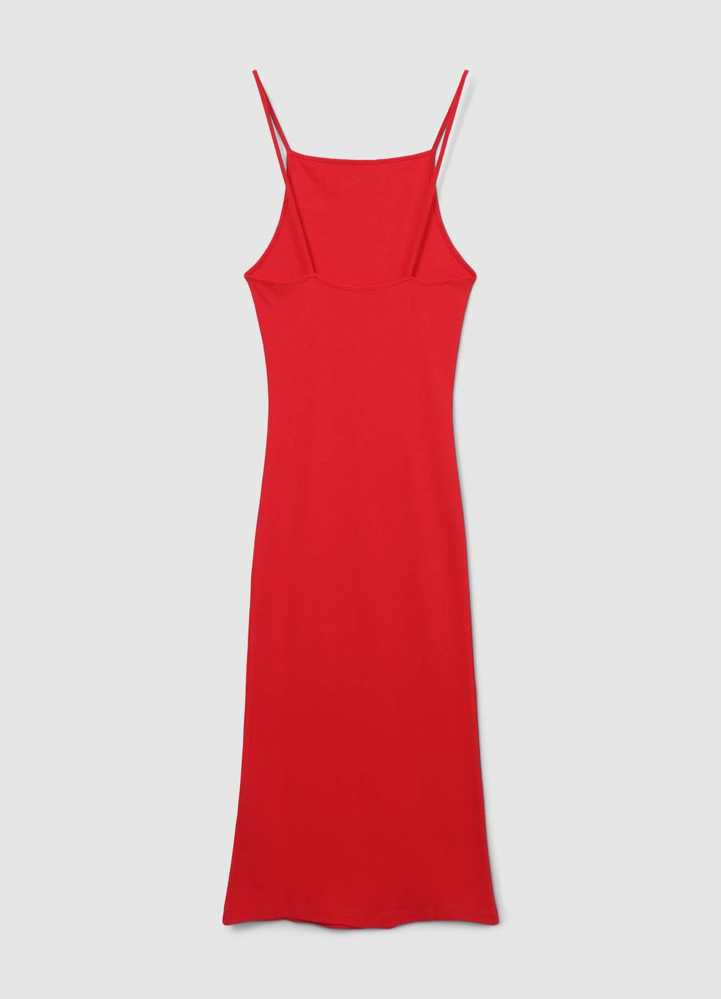 Vestito lungo a costina