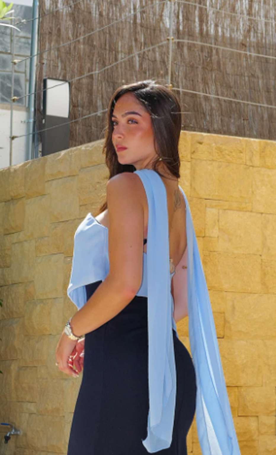MARTINA | CONJUNTO ELEGANTE DE TOP Y FALDA LARGA