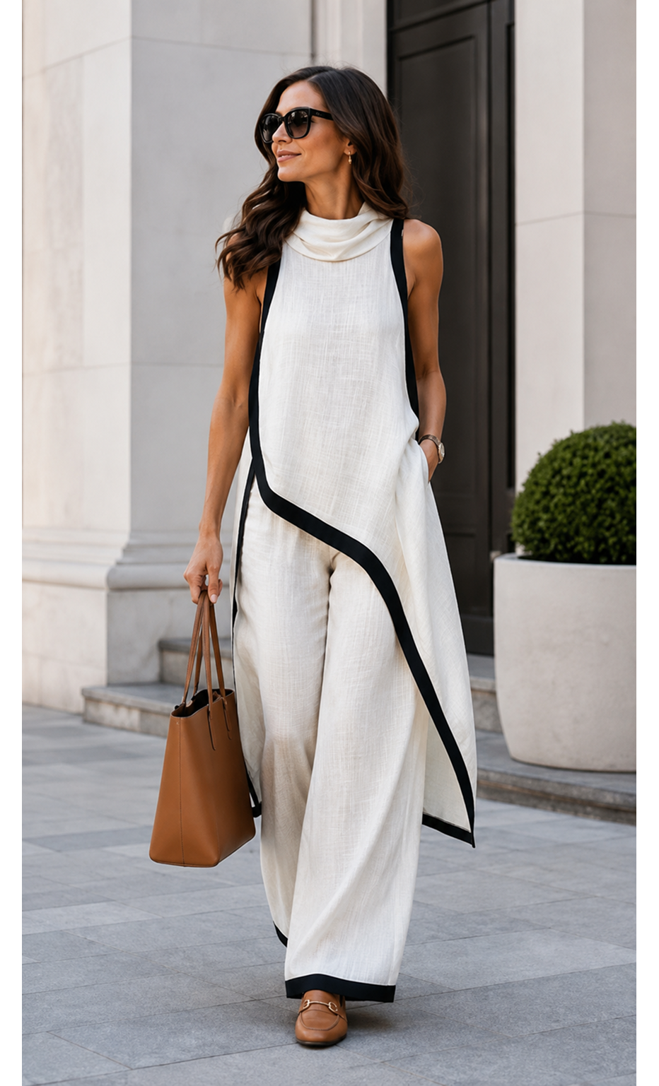 JOVANNE | COMPLETO LINO ELEGANTE