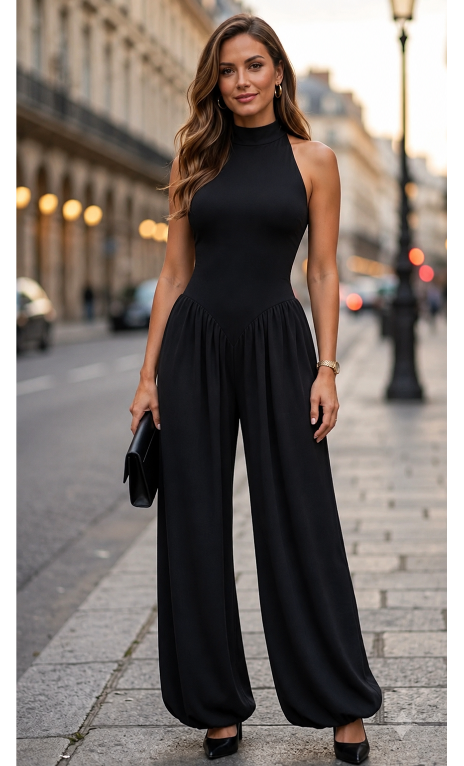 MONO SOFÍA | ELEGANCIA NEGRA DE CORTE FLUIDO