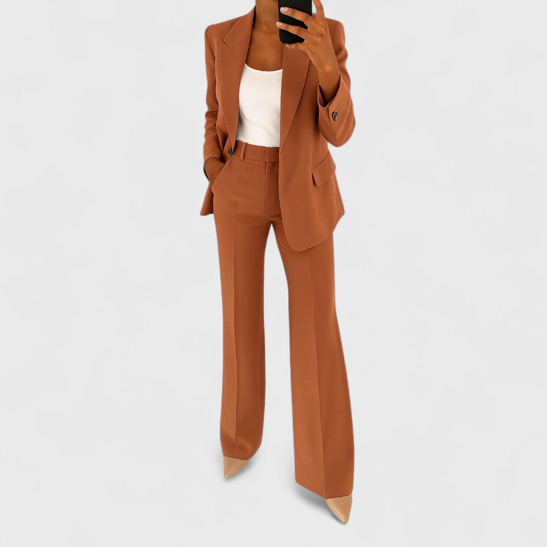 Perla | Traje de Chaqueta y Pantalón Ancho