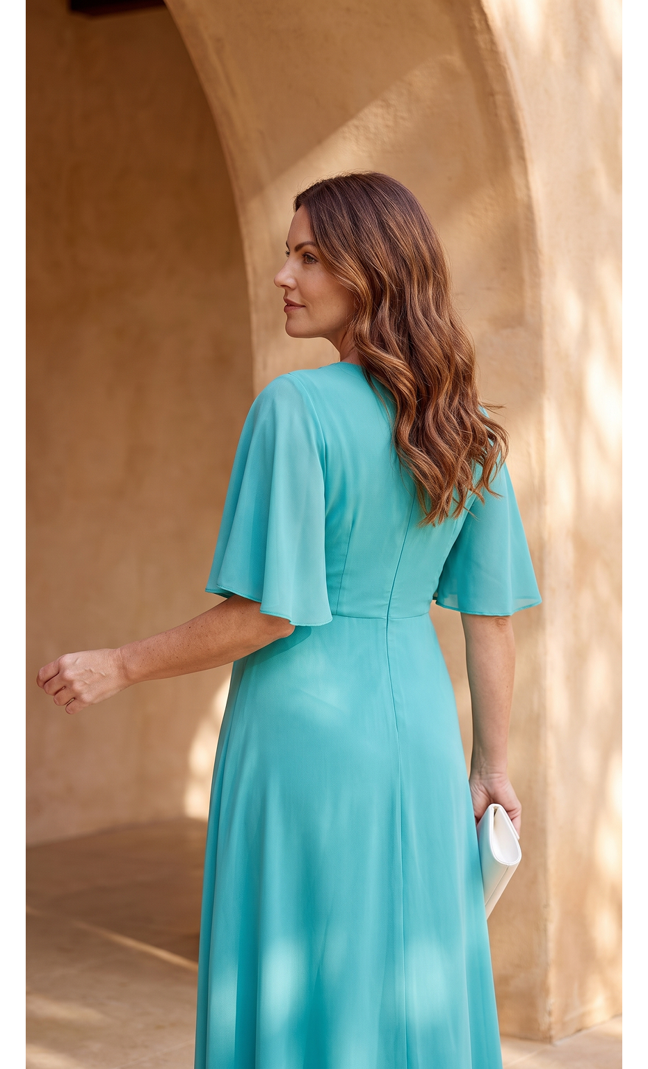 RAQUEL | VESTIDO MIDI CON DRAPEADO FRONTAL