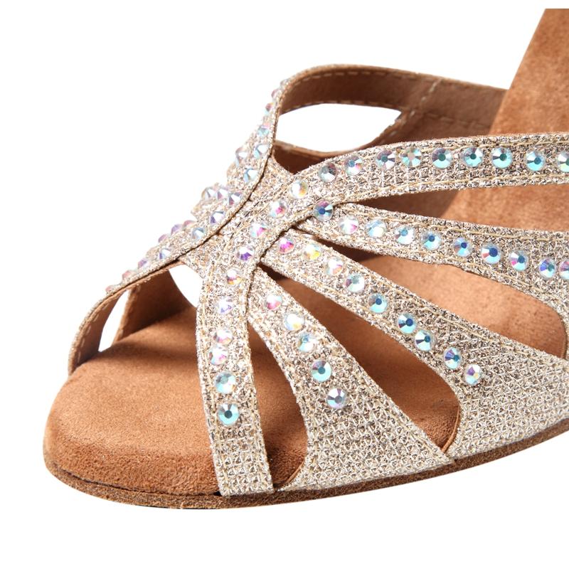 Scintillanti scintillanti scintillanti scarpe da ballo da ballo personalizzate scarpe latine