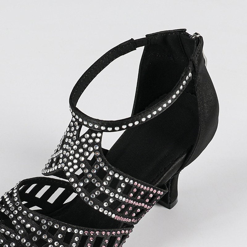 DS Stivali da ballo personalizzati con tacchi personalizzati da donna scarpe da ballo salsa