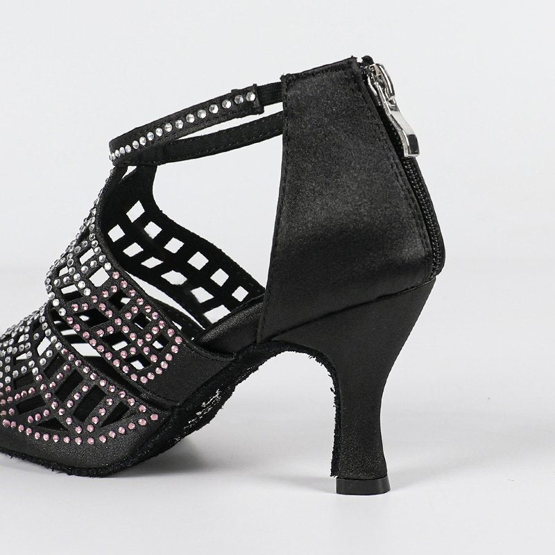 DS Stivali da ballo personalizzati con tacchi personalizzati da donna scarpe da ballo salsa