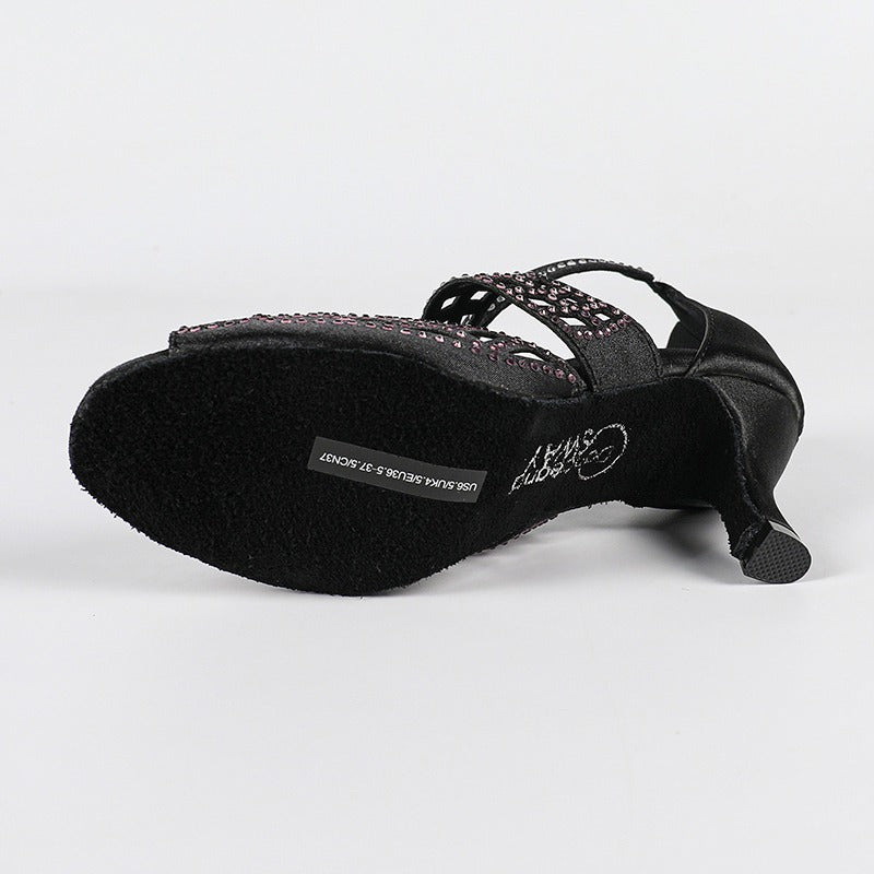 DS Stivali da ballo personalizzati con tacchi personalizzati da donna scarpe da ballo salsa