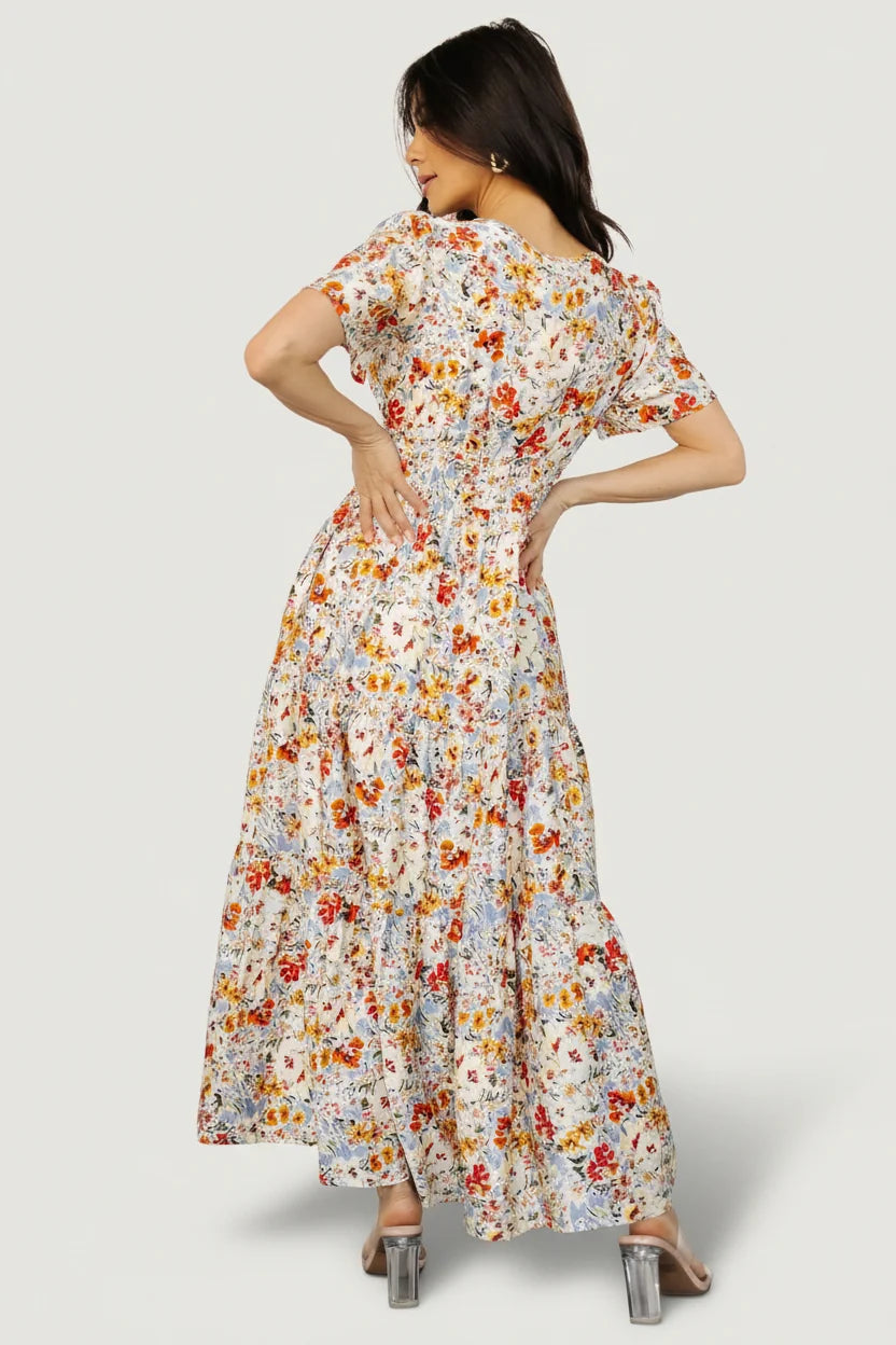 Claudia Maxi Dress | Multi Floral