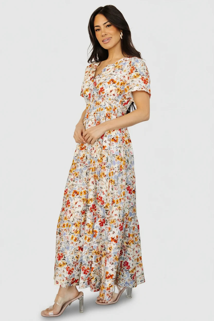 Claudia Maxi Dress | Multi Floral