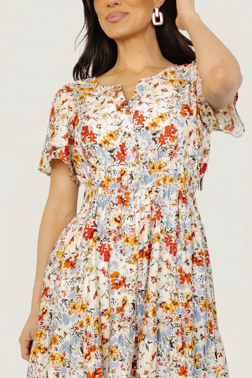Claudia Maxi Dress | Multi Floral