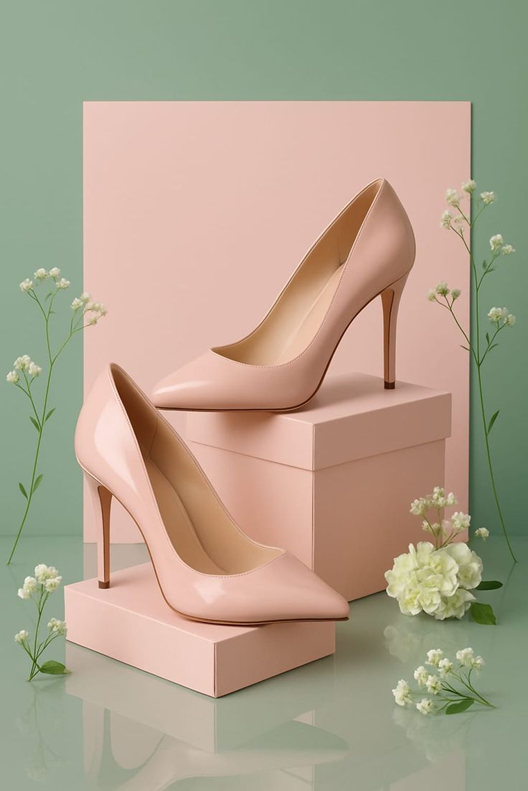 ROSE | ZAPATO DE TACÓN DE AGUJA EN CHAROL CIPRIA