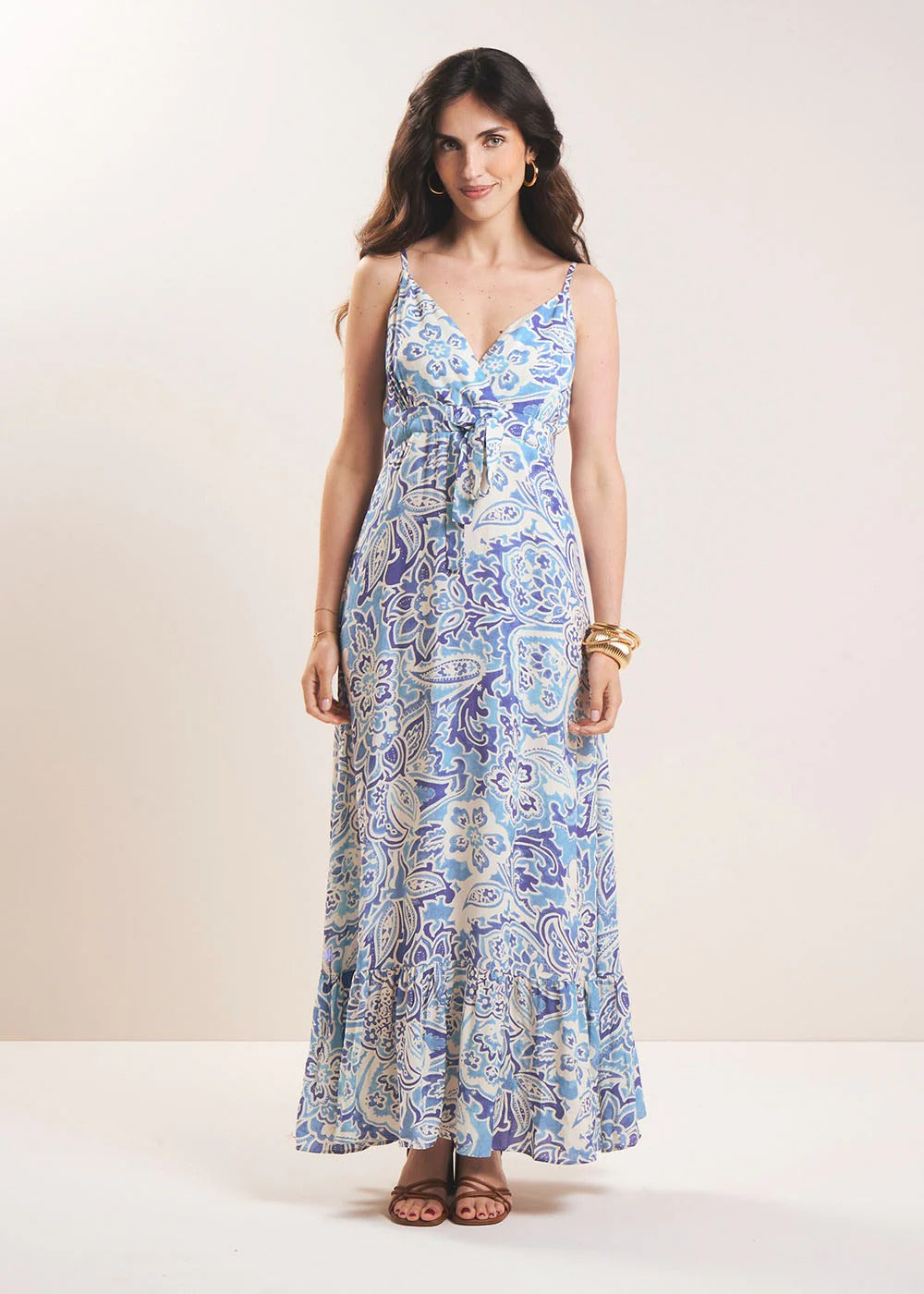 Vestido Azulejo Maxi