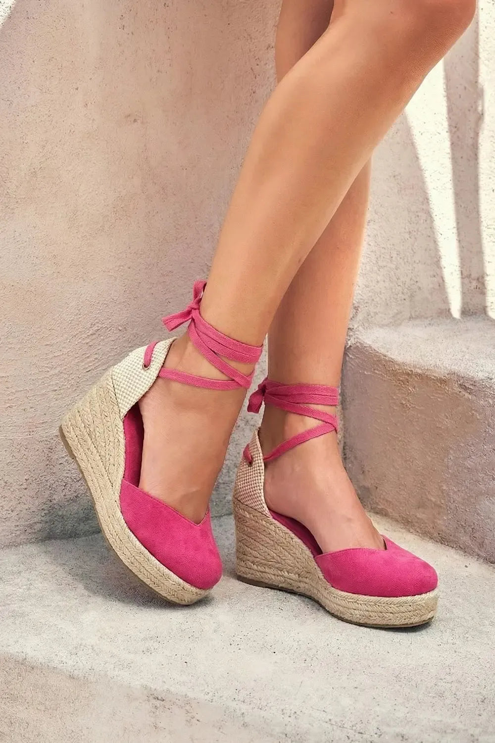 LUCÍA | ALPARGATAS DE CUÑA CON CORDONES