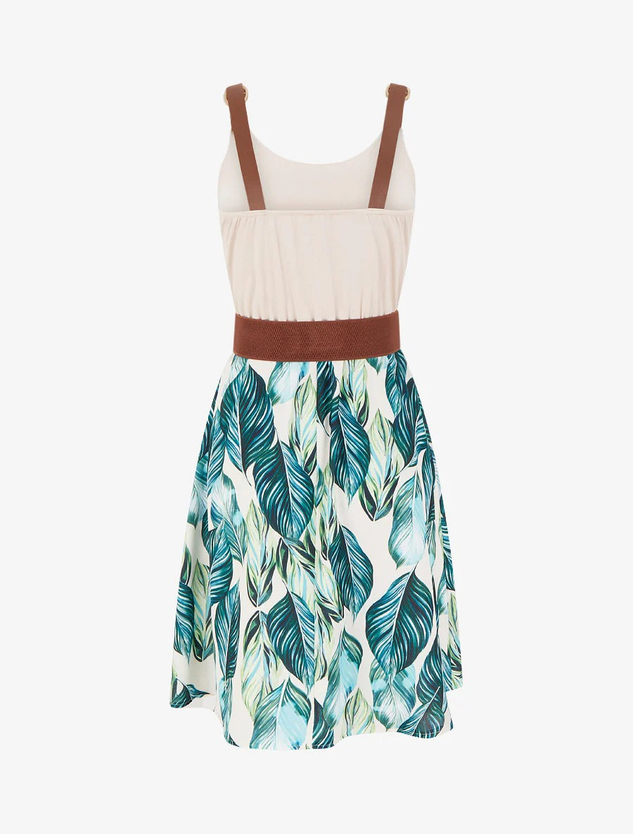 vestido bicolor verano