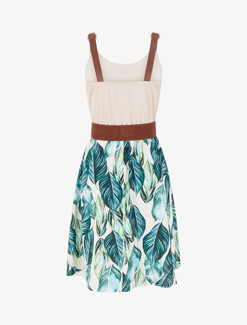 vestido bicolor verano