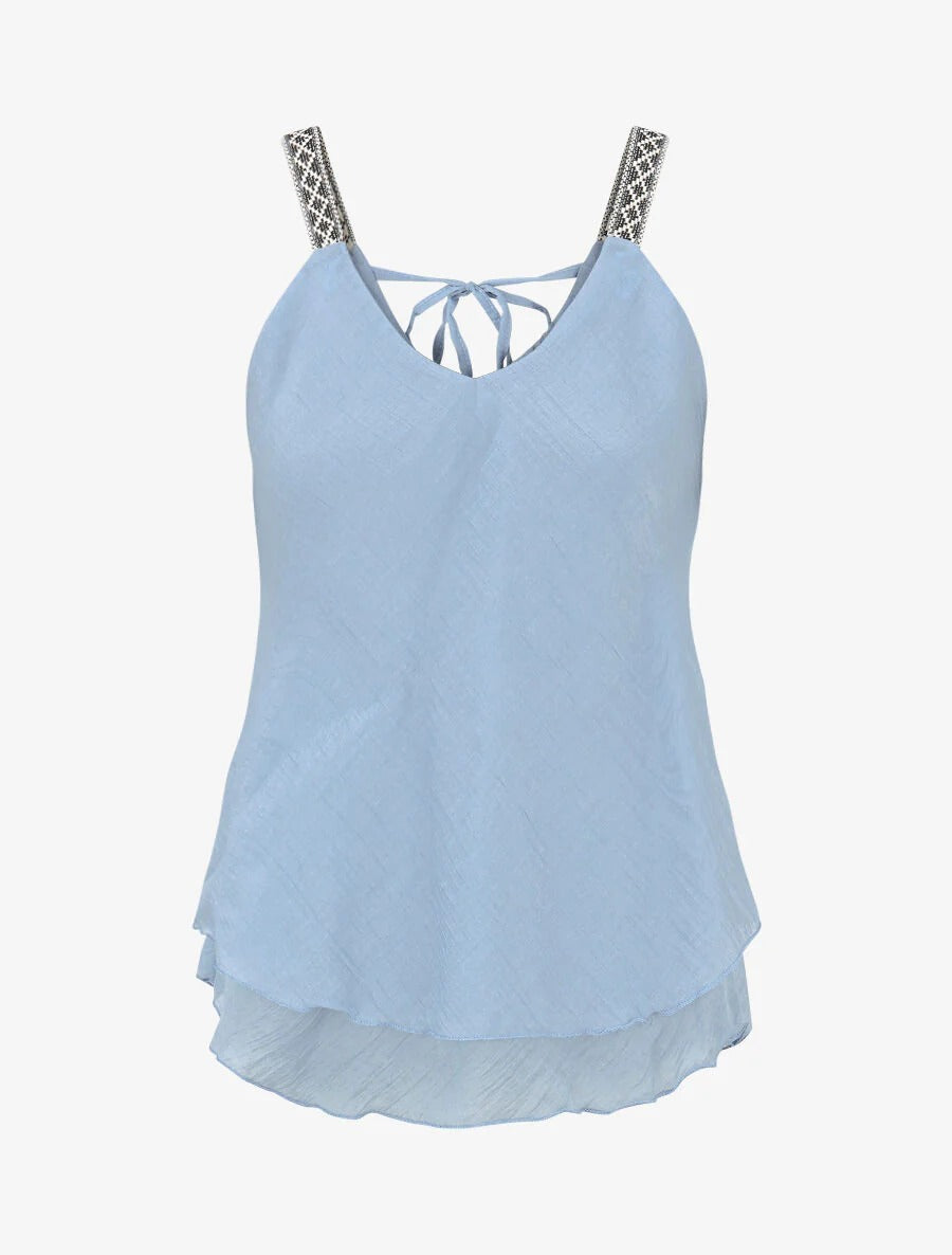 blusa tirante