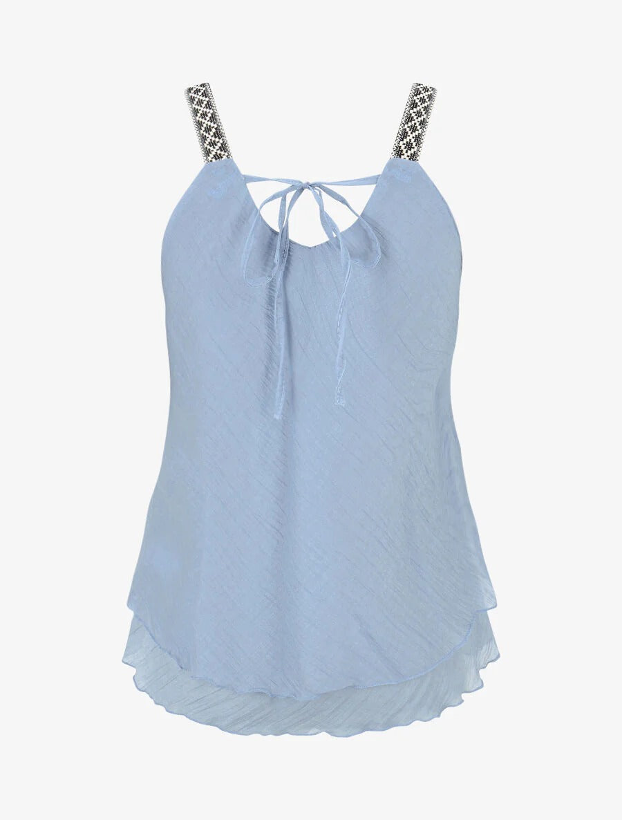 blusa tirante